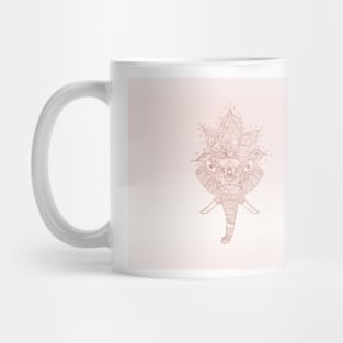 Rose gold abstract elephant Mug